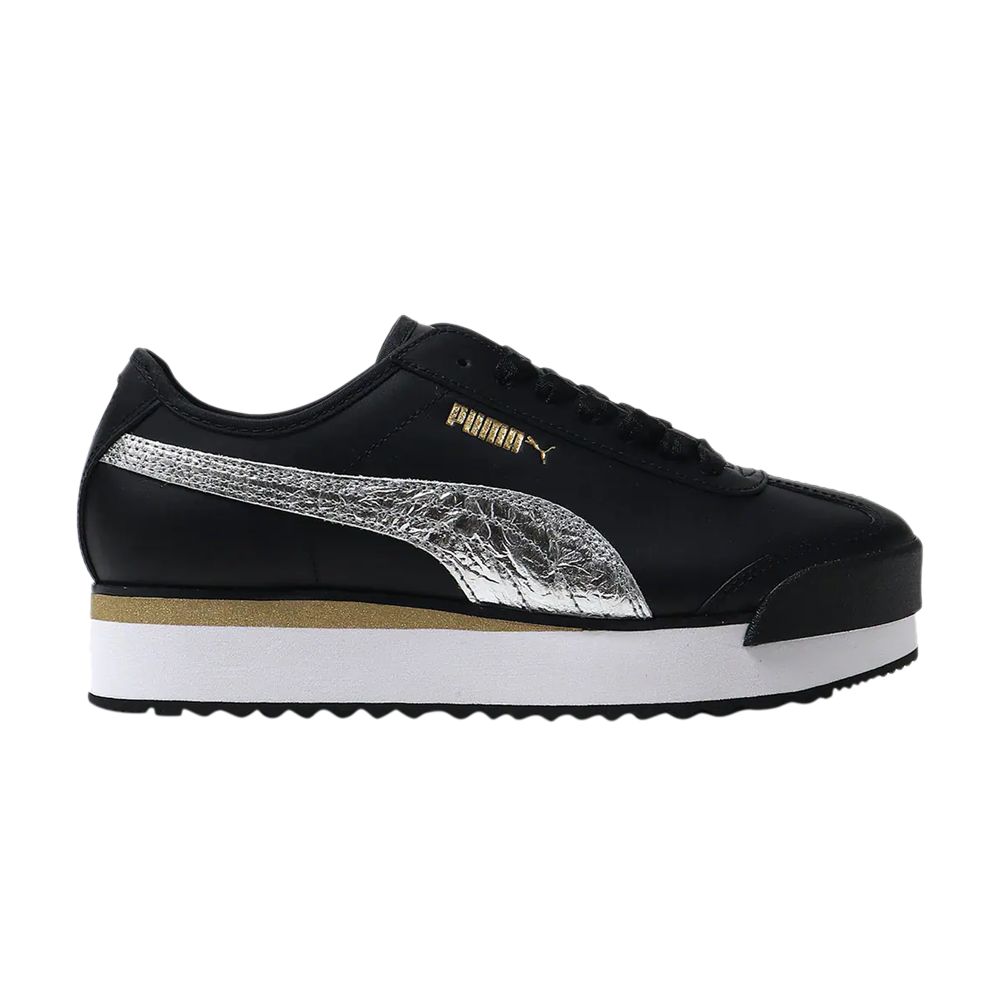 PUMA WMNS ROMA AMOR METALLIC 'BLACK METALLIC SILVER'