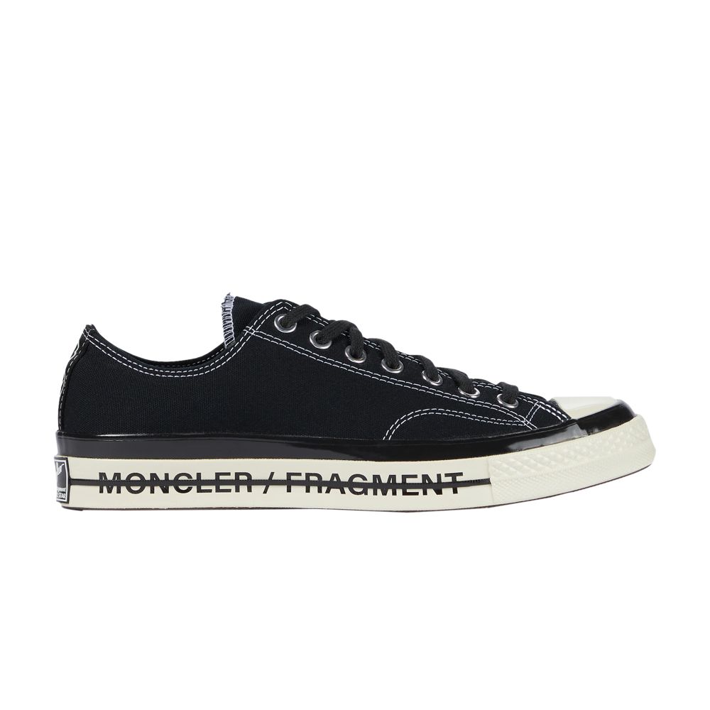 Pre-owned Moncler Fragment Design X Converse X Fraylor 3 Low 'black' | Men's Size 46