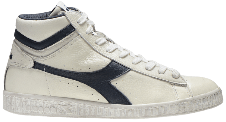 Diadora Game L High Waxed White Blue Caspian Sea