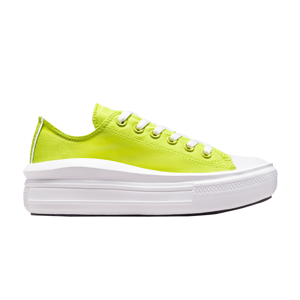 Pre-owned Converse Wmns Chuck Taylor All Star Move Low 'lime Twist' In Green