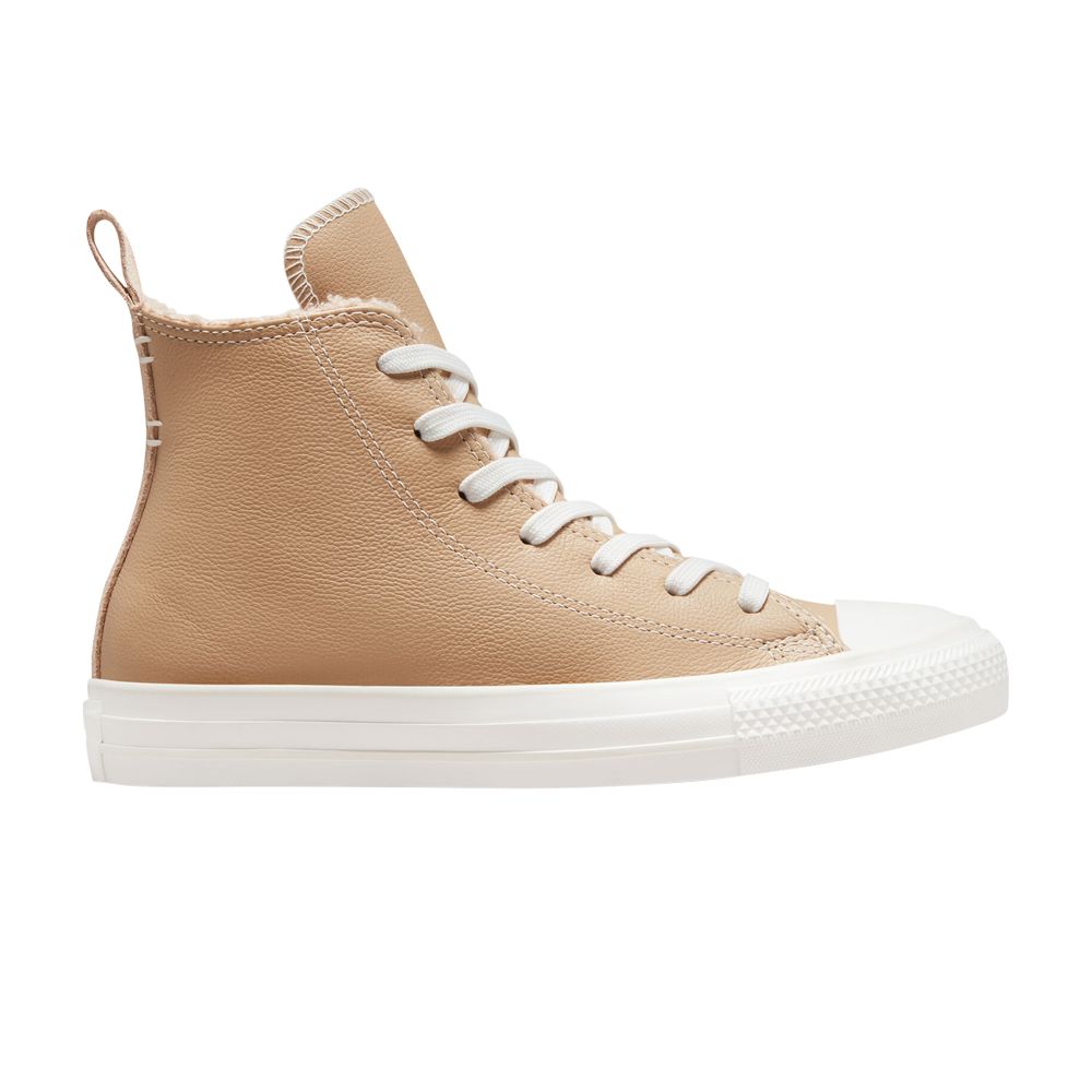 Pre-owned Converse Wmns Chuck Taylor All Star High 'perfect Is Not Perfect - Champagne Tan'