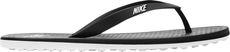 Nike Ondeck Flip Flop Black/black-white Cu3959-004 Women's