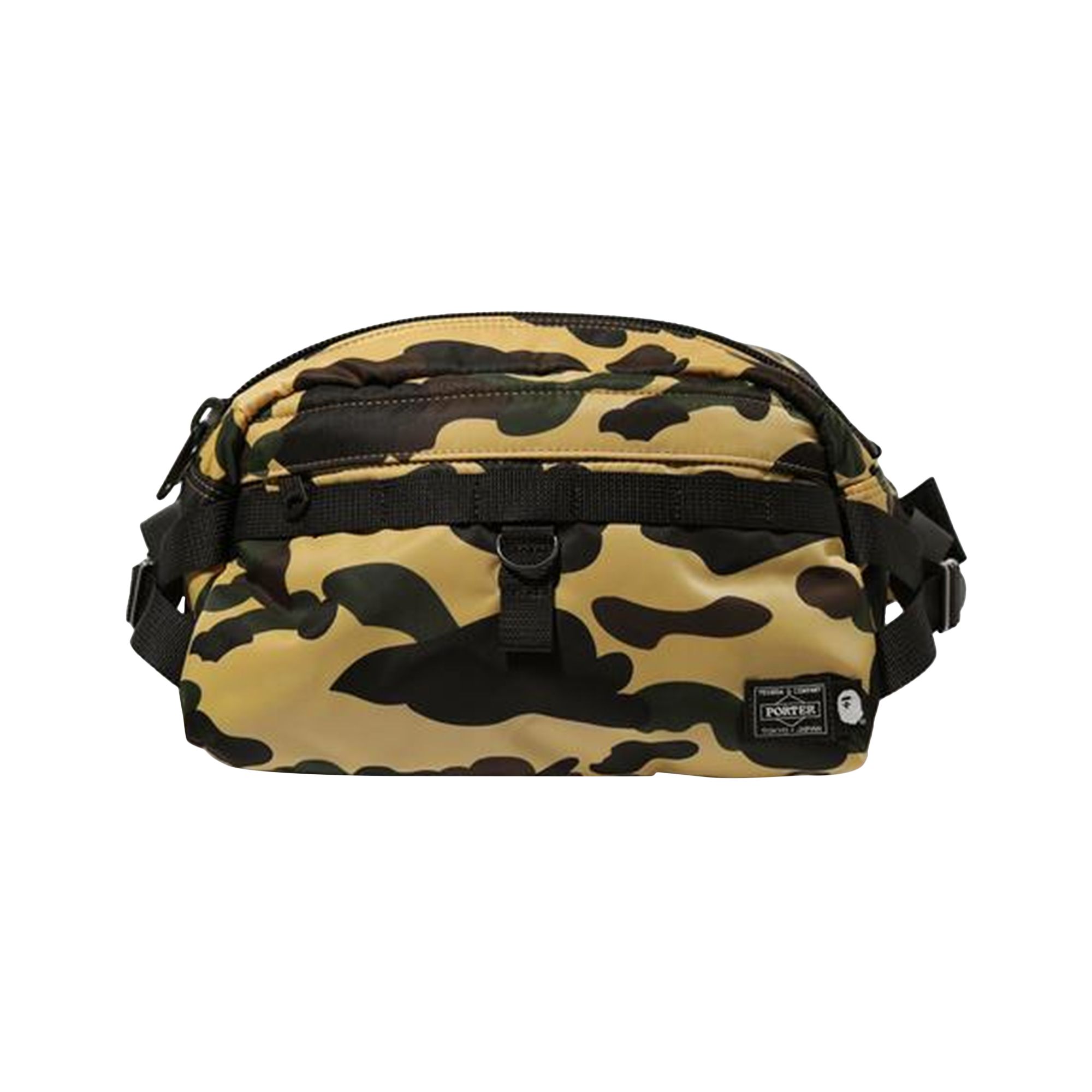 BAPE x Porter Yoshida 1st Camo Waist Bag 'Yellow' | Men's Size Onesize