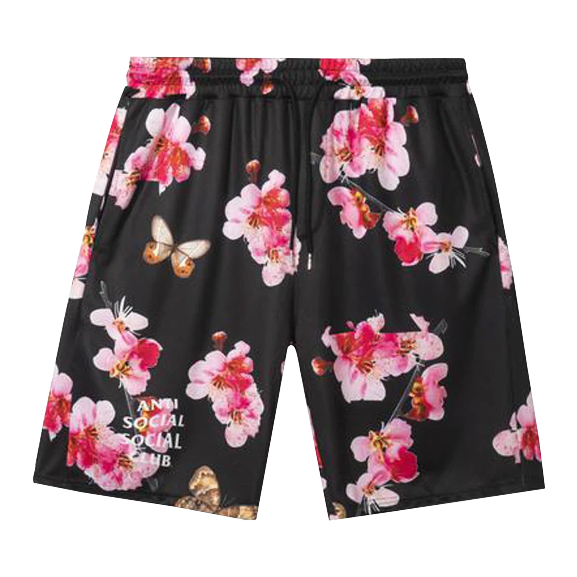 Anti Social Social Club Be My Butterfly Mesh Shorts 'Black' | Men's Size 2XL