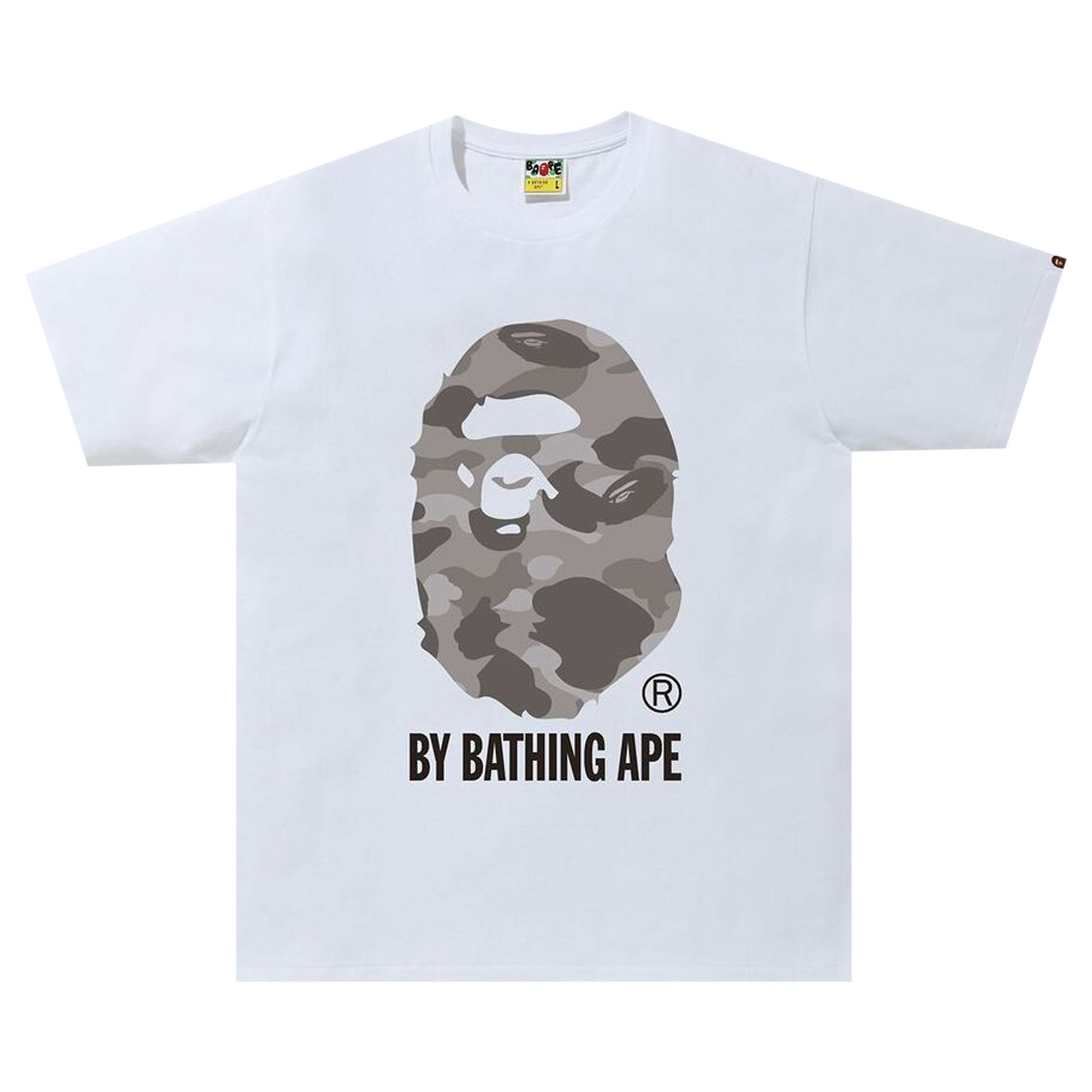 Pre-owned Bape Color Camo Tee 'white/grey' | Men's Size Xl