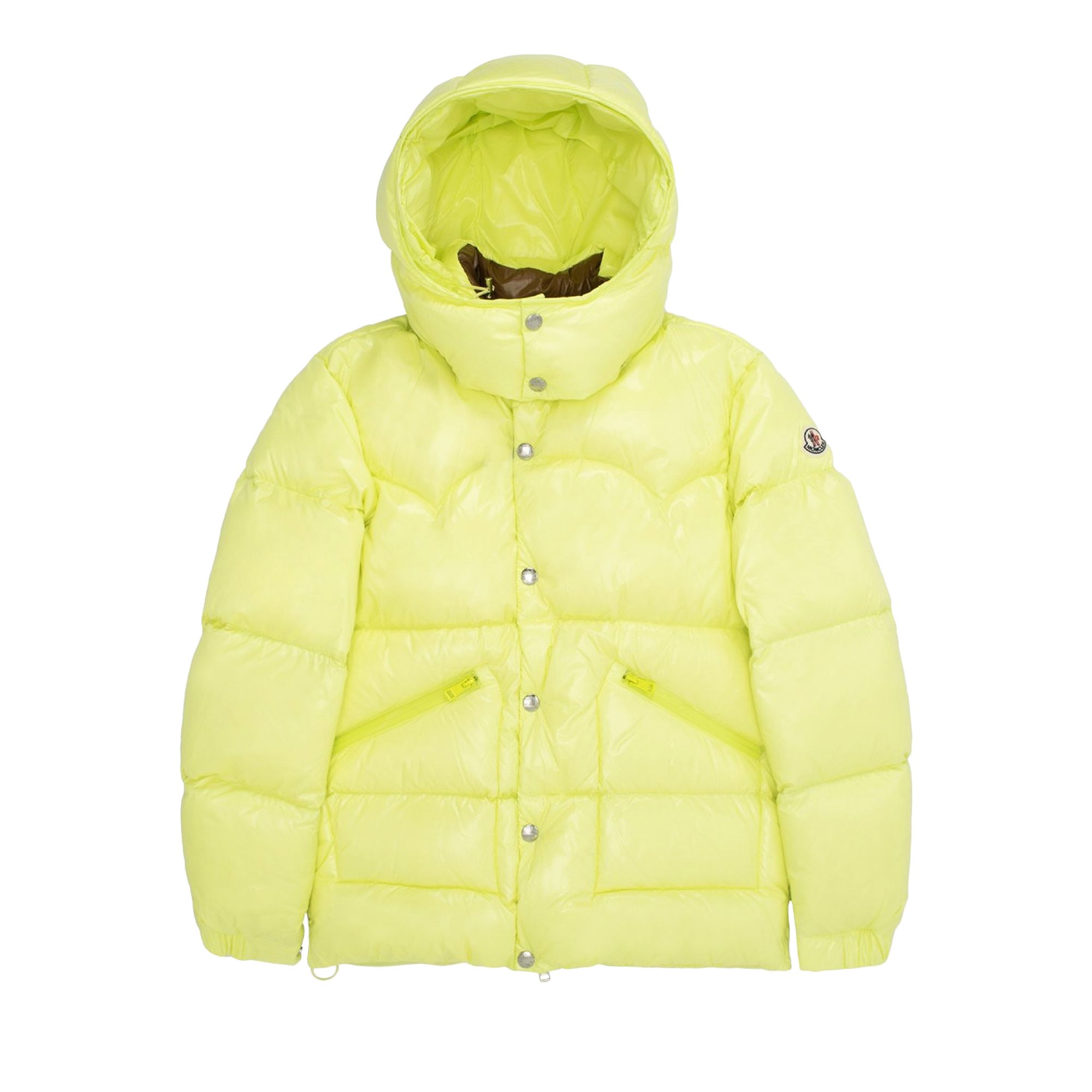 Pre-owned Moncler Coutard Shiny Puffer Jacket 'yellow' | Men's Size 5