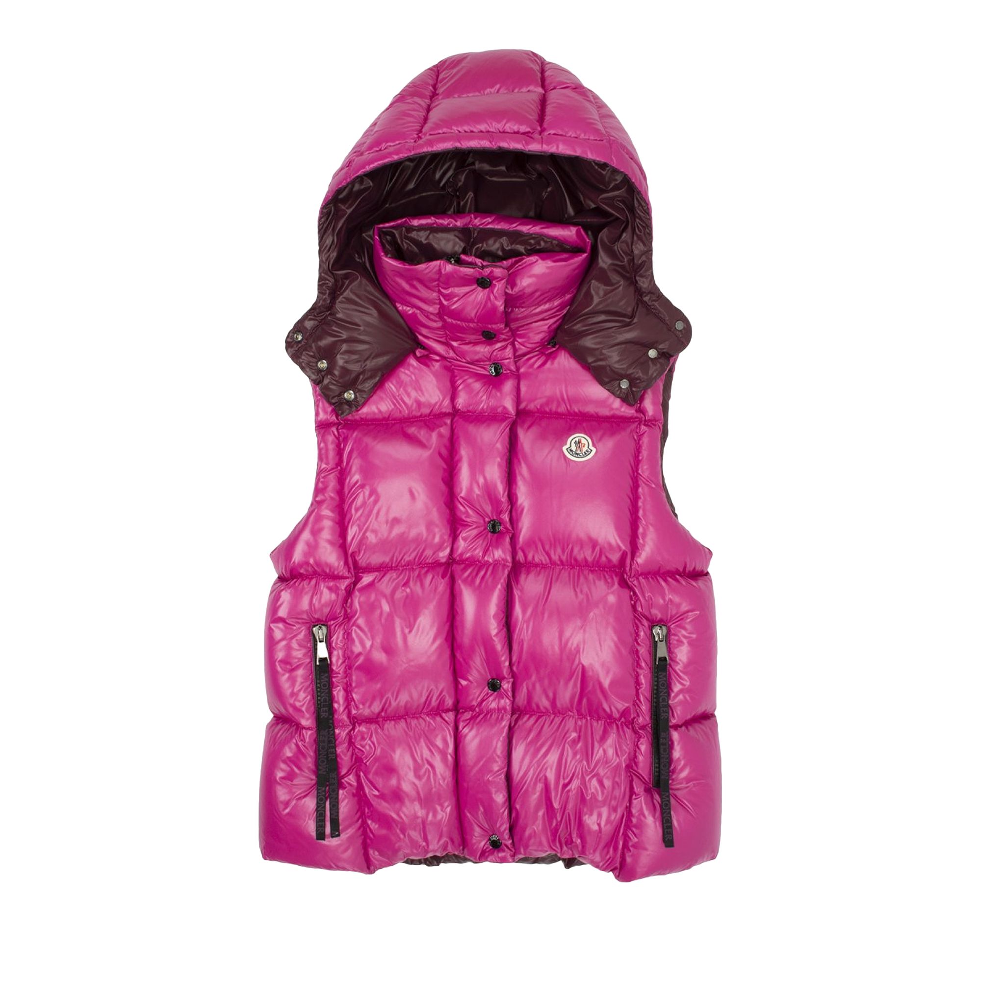 Pre-owned Moncler Luzule Oversized Puffer Vest 'fuchsia/berry' | Pink | Men's Size 2