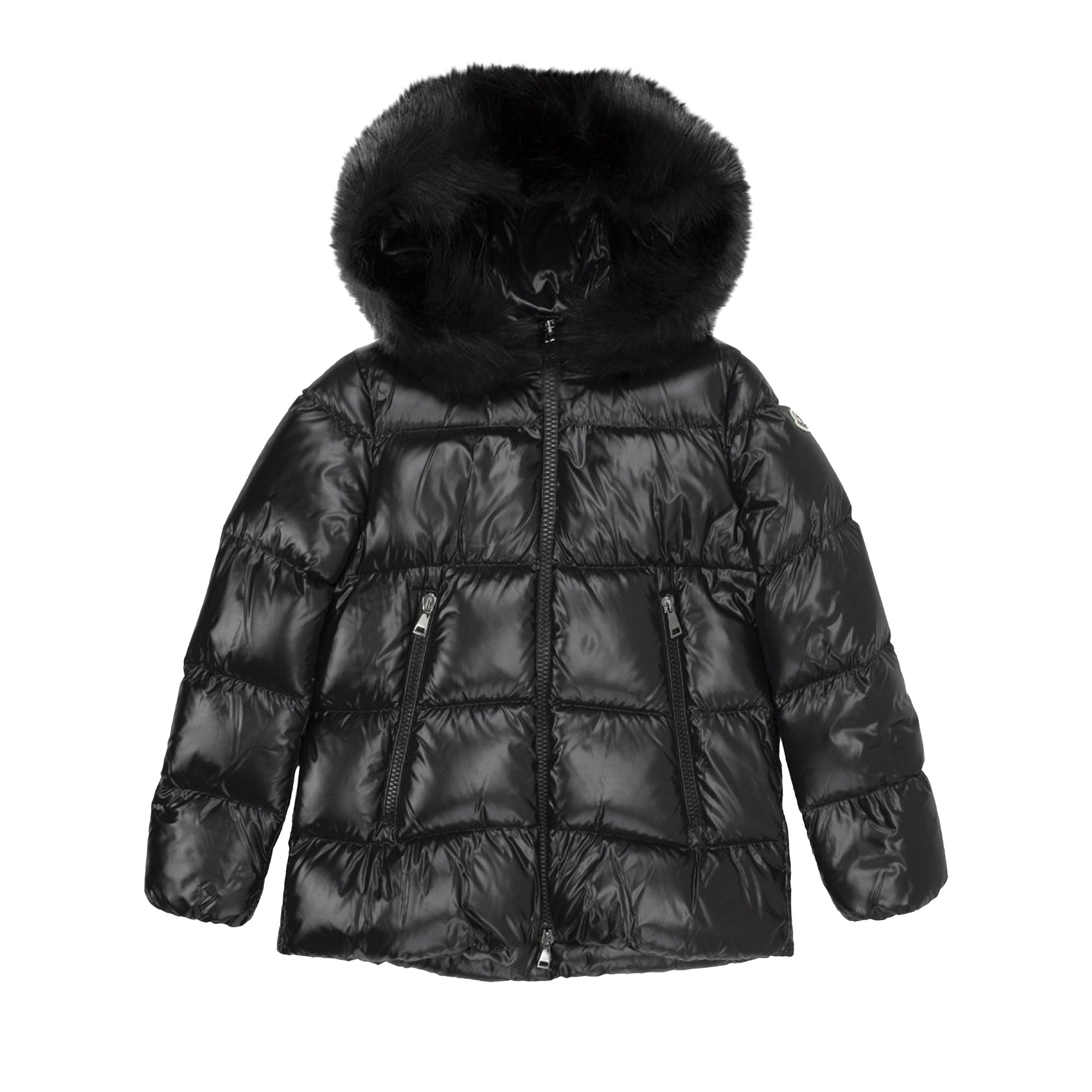 Pre-owned Moncler Laiche Zip Up Puffer Jacket 'black' | Men's Size 1
