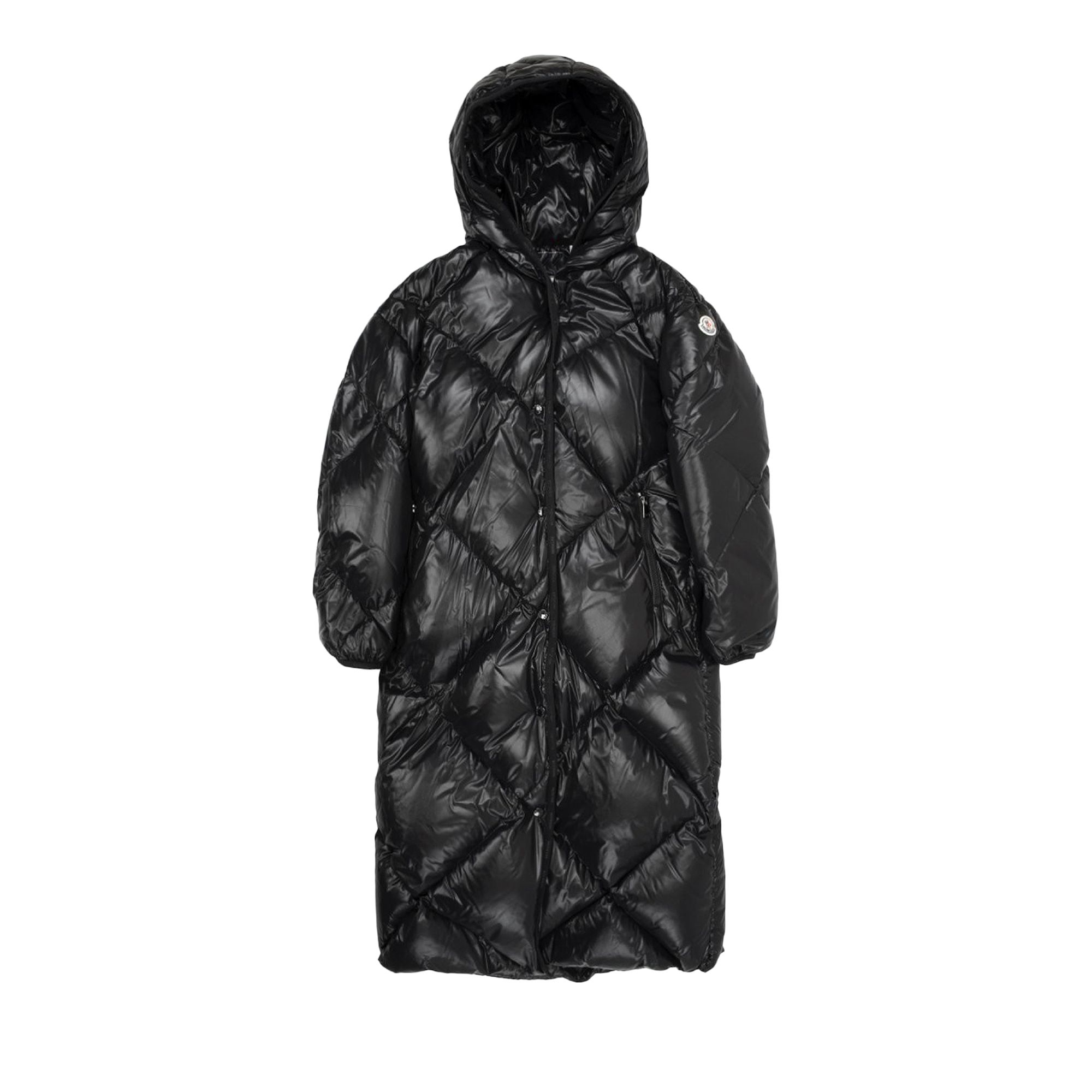 Pre-owned Moncler Cotonniere Long Shiny Puffer Coat 'black' | Men's Size 2