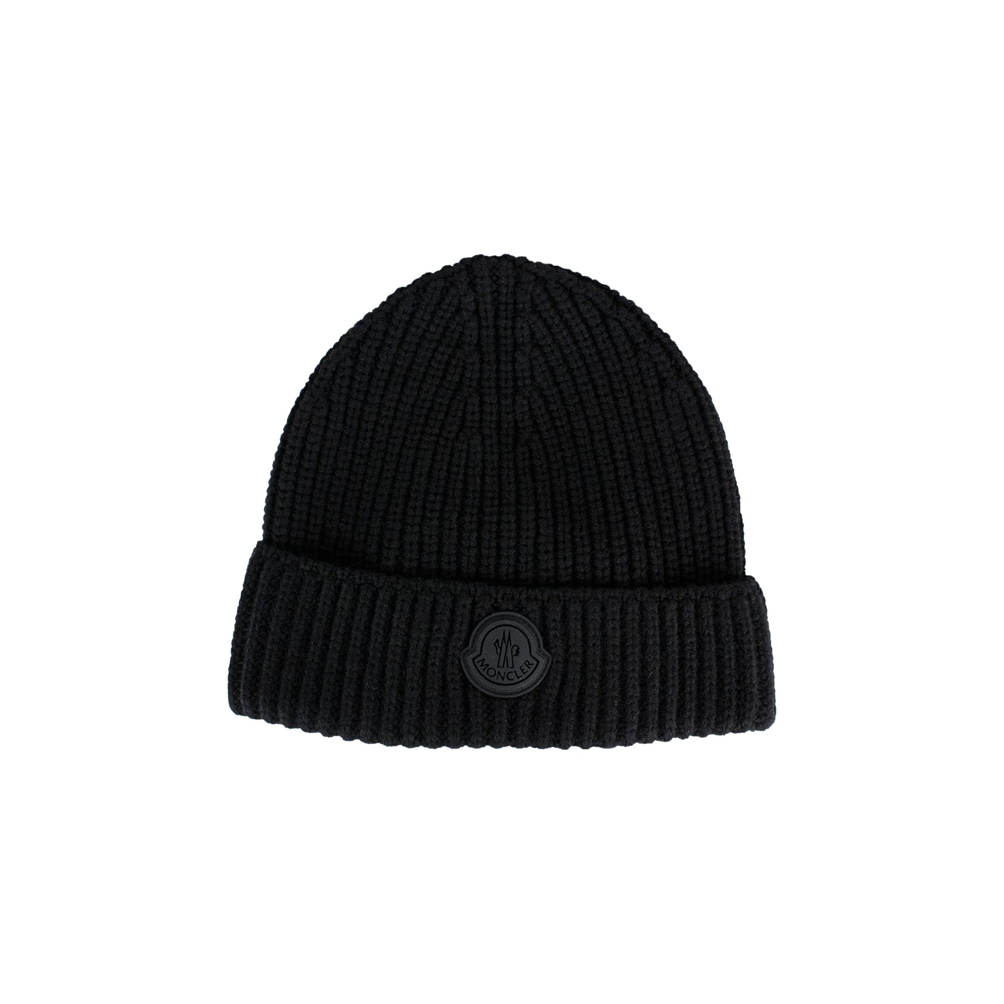 Pre-owned Moncler Knitted Hat 'black' | Men's Size Onesize