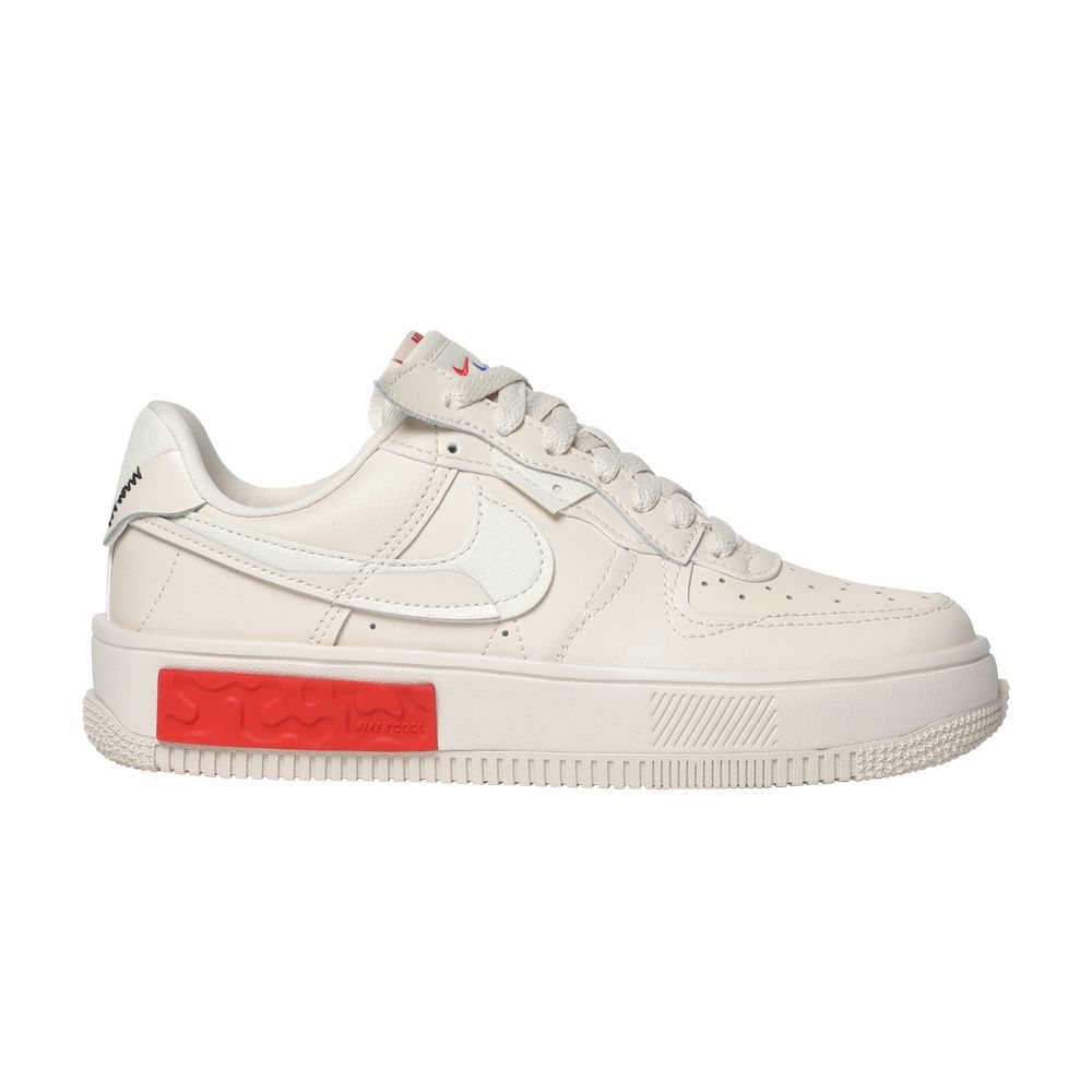 Nike Wmns Air Force 1 Fontanka 'Pearl White University Red' | Cream | Women's Size 8