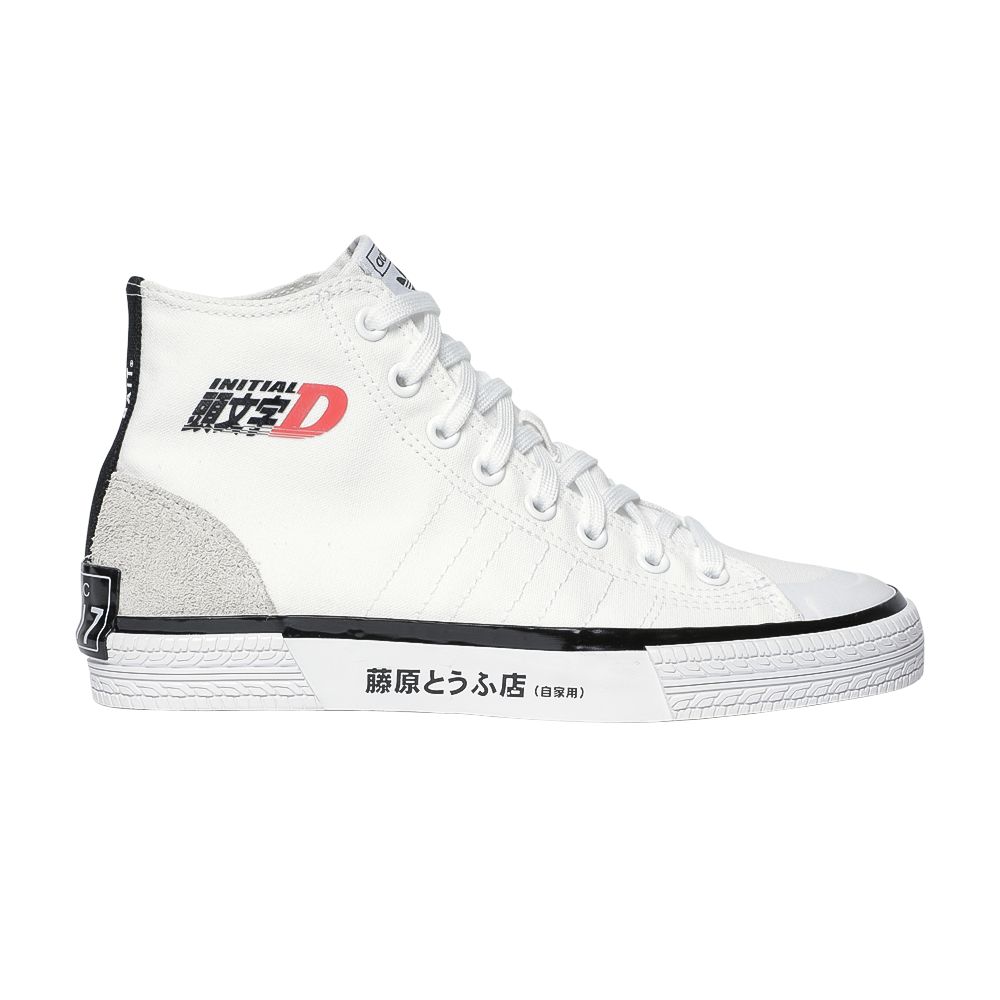 adidas Initial D x Bait x Nizza High 'Toyota Trueno' | White | Men's Size 7