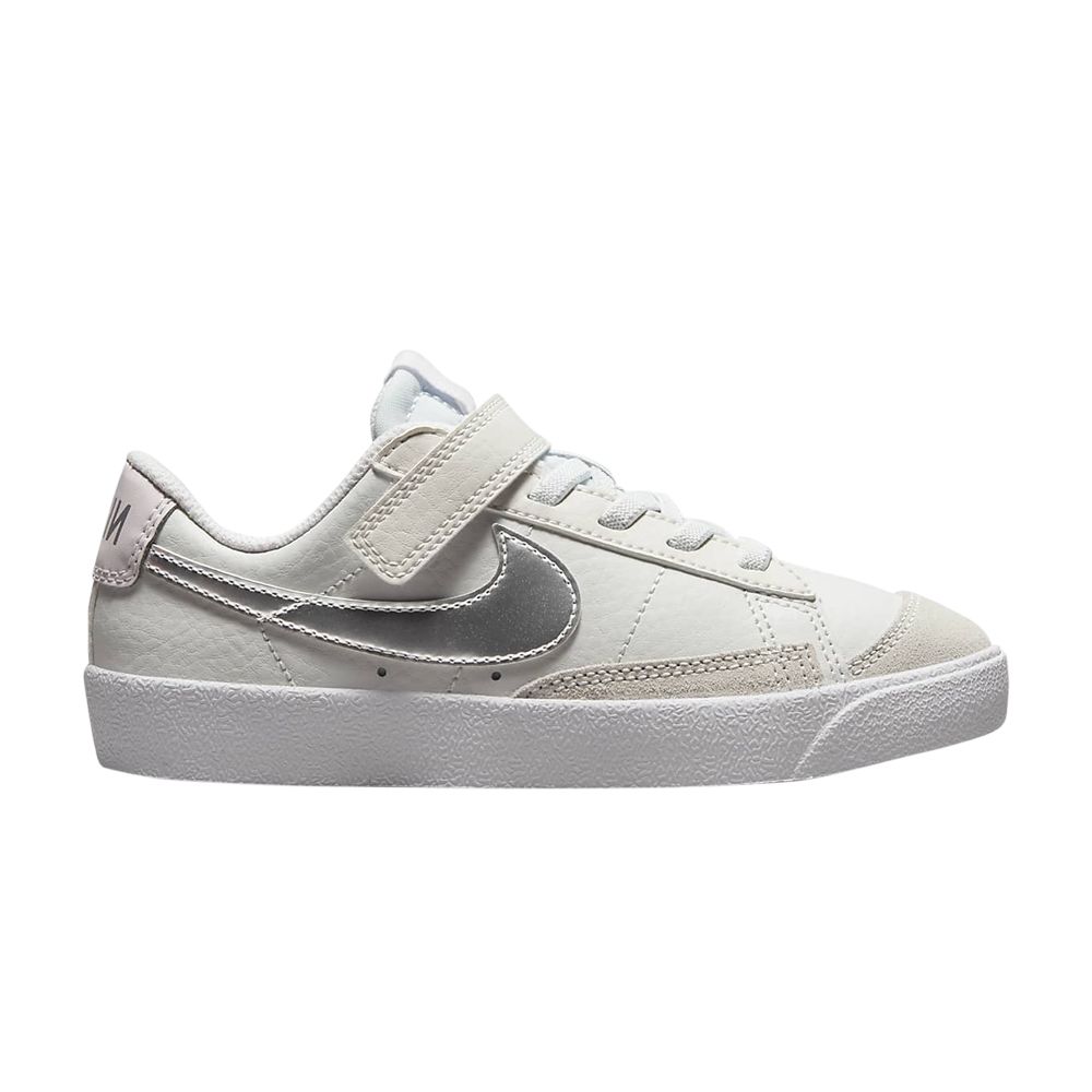 Nike Blazer Low '77 PS 'Platinum Tint Metallic Silver' | Cream | Kid's Size 2.5