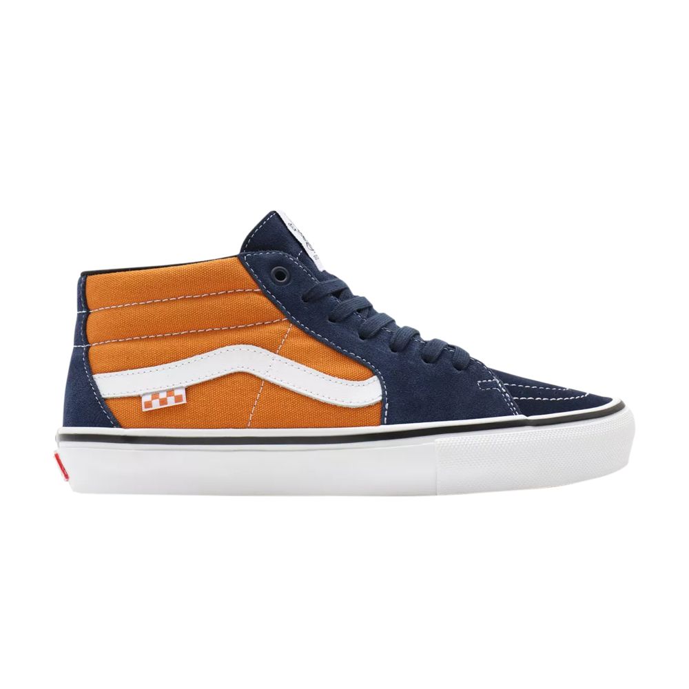 Vans Skate Grosso Mid 'Navy Orange' | Blue | Men's Size 10.5
