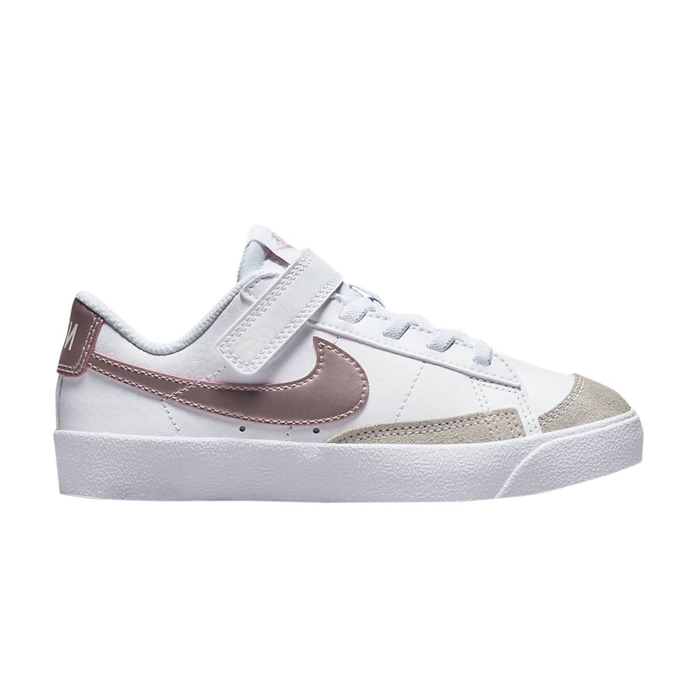 Pre-owned Nike Blazer Low '77 Ps 'white Pink Glaze' | Kid's Size 12