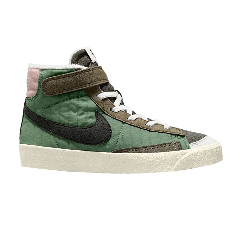 Pre-owned Nike Blazer Mid '77 Ps 'oil Green' | Kid's Size 13