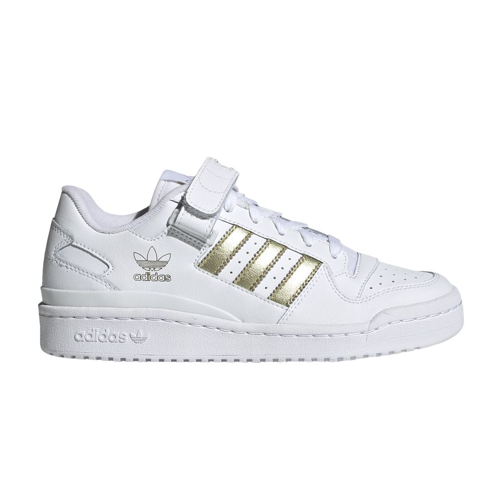 ADIDAS ORIGINALS WMNS FORUM LOW 'WHITE GOLD METALLIC'