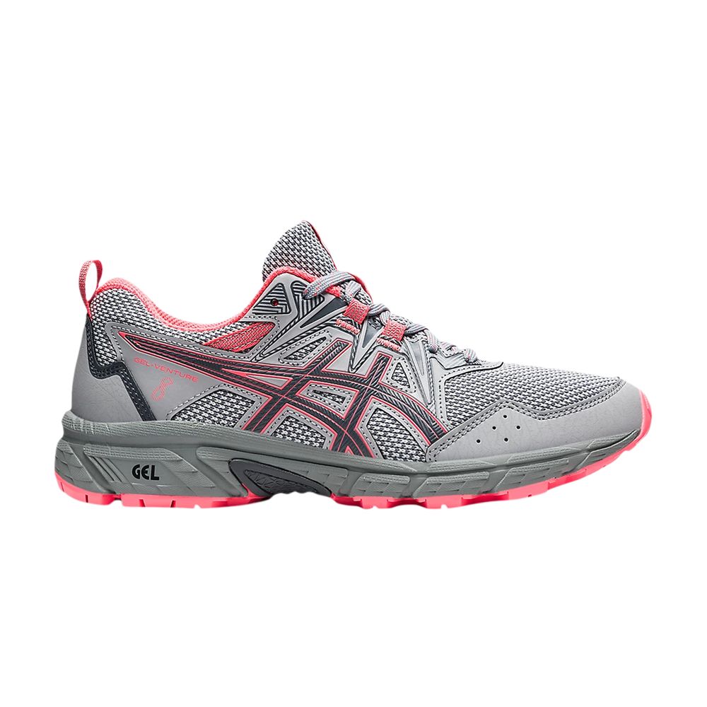 Pre-owned Asics Wmns Gel Venture 8 'piedmont Grey Blazing Coral'