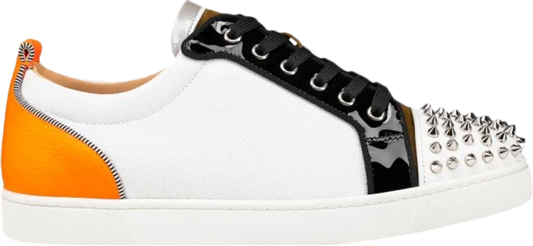 Christian Louboutin black Louis Orlato Monogram Sneakers