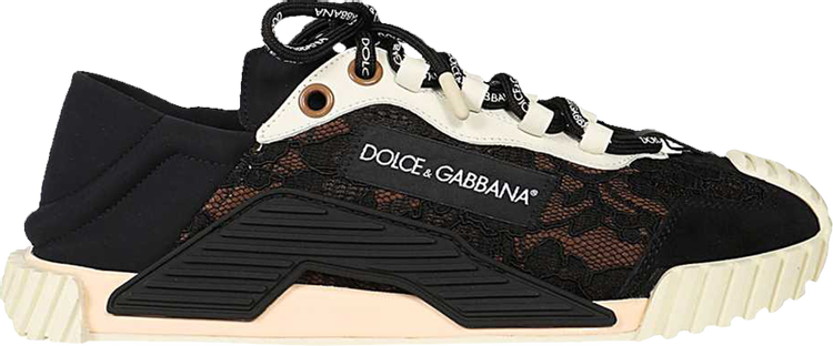 Dolce & Gabbana Wmns NS1 Slip On 'Black Lace'