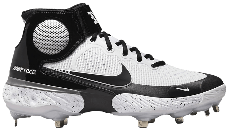 Nike Alpha Huarache Elite 3 Mid White Black