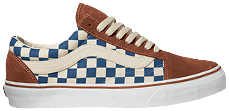 Vans Old Skool Checkerboard   Stv Navy Coconut Shell