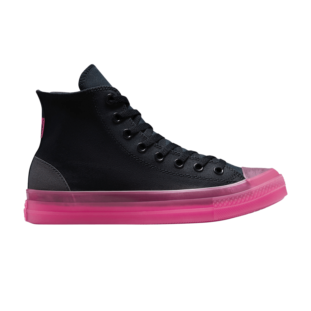 pink and black chuck taylors