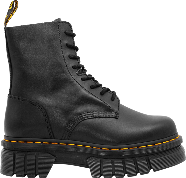 Audrick Leather Platform Ankle Boot 'Black'