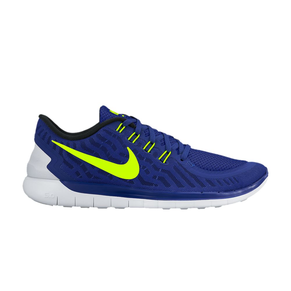 Nike Free 5.0 'Deep Royal Blue Volt' | Men's Size 15 - 724382-407