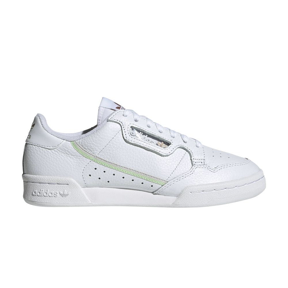 Pre-owned Adidas Originals Adidas Wmns Continental 80 'white Glow Green' | Women's Size 11