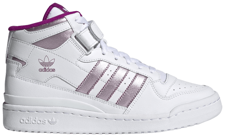 Adidas Wmns Forum Mid White Sonic Fuchsia