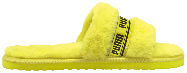 Puma Wmns Fluff Slide Fluo Yellow