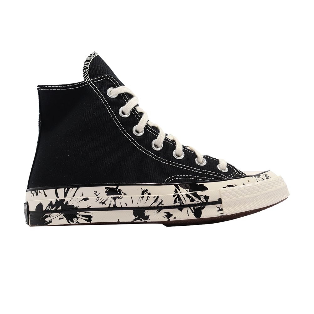 Pre-owned Converse Wmns Chuck 70 High 'hybrid Floral' In Black