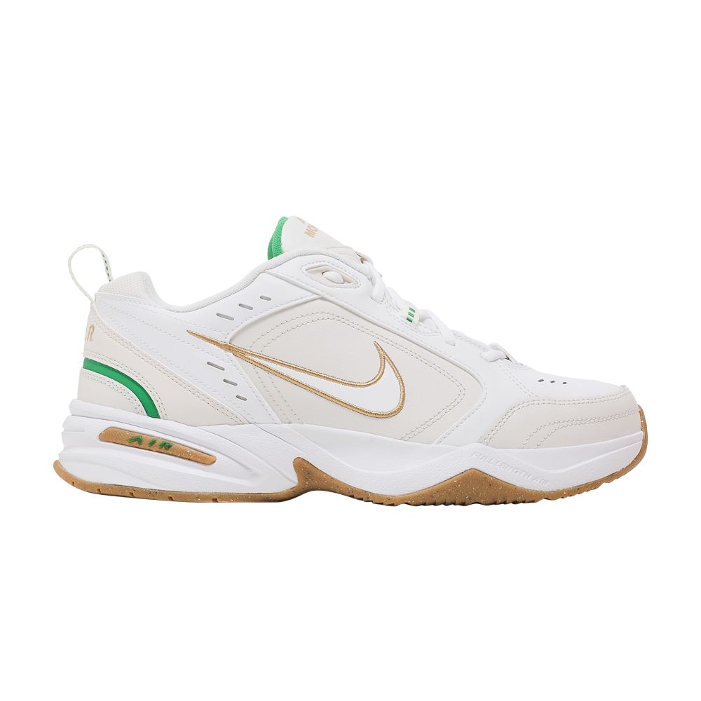 Nike Air Monarch IV 'White Lucky Green Gold' | Men's Size 7.5