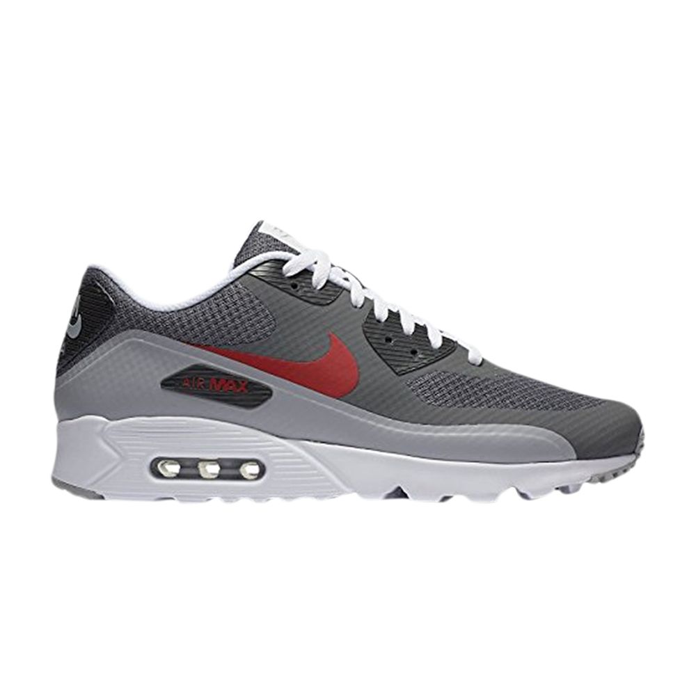 Air Max 90 Ultra 'Dark Grey Gym Red' - 819474-006