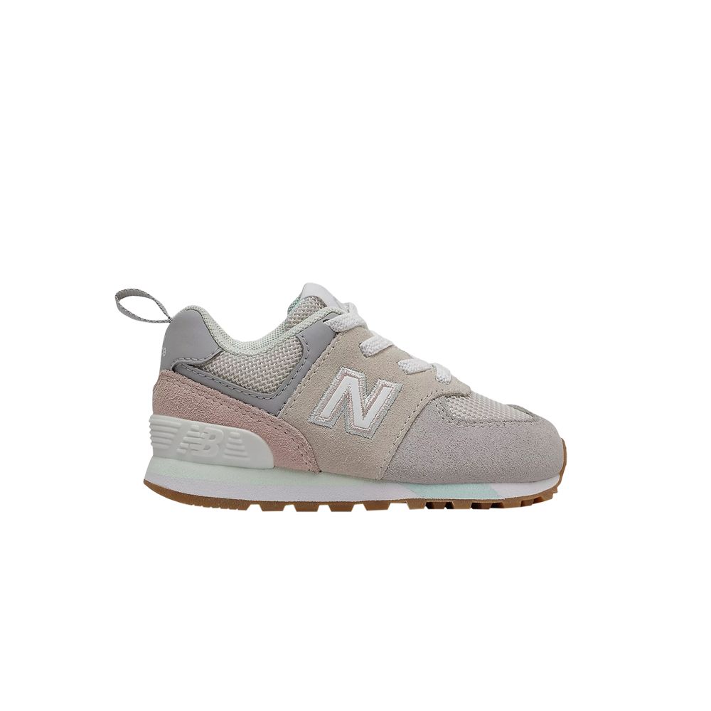 Pre-owned New Balance 574 Toddler 'rain Cloud Oyster Pink' | Grey | Infant Size 9.5 In Gray