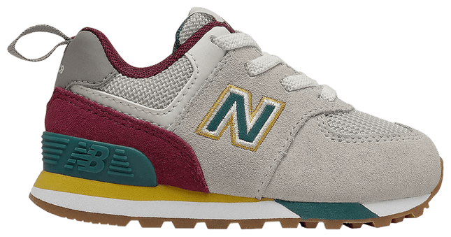 New Balance 574 Toddler Summer Fog Garnet