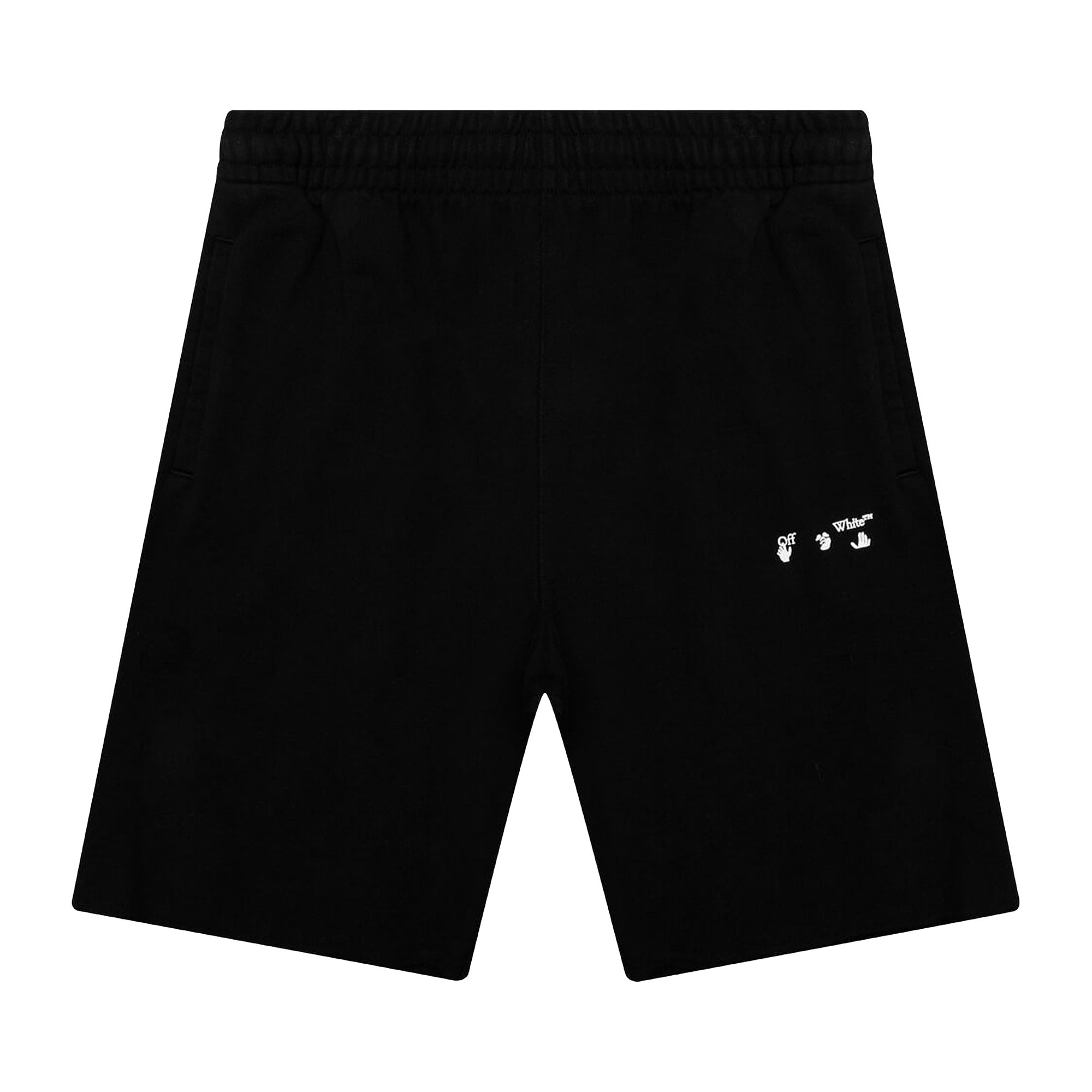 Off-White Logo Sweatshorts 'Black/White' | Men's Size XL