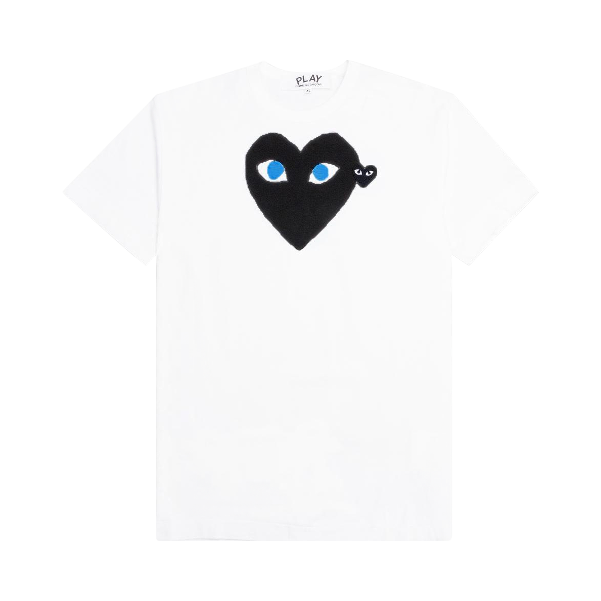 Pre-owned Comme Des Garçons Play Emblem Heart T-shirt 'white'