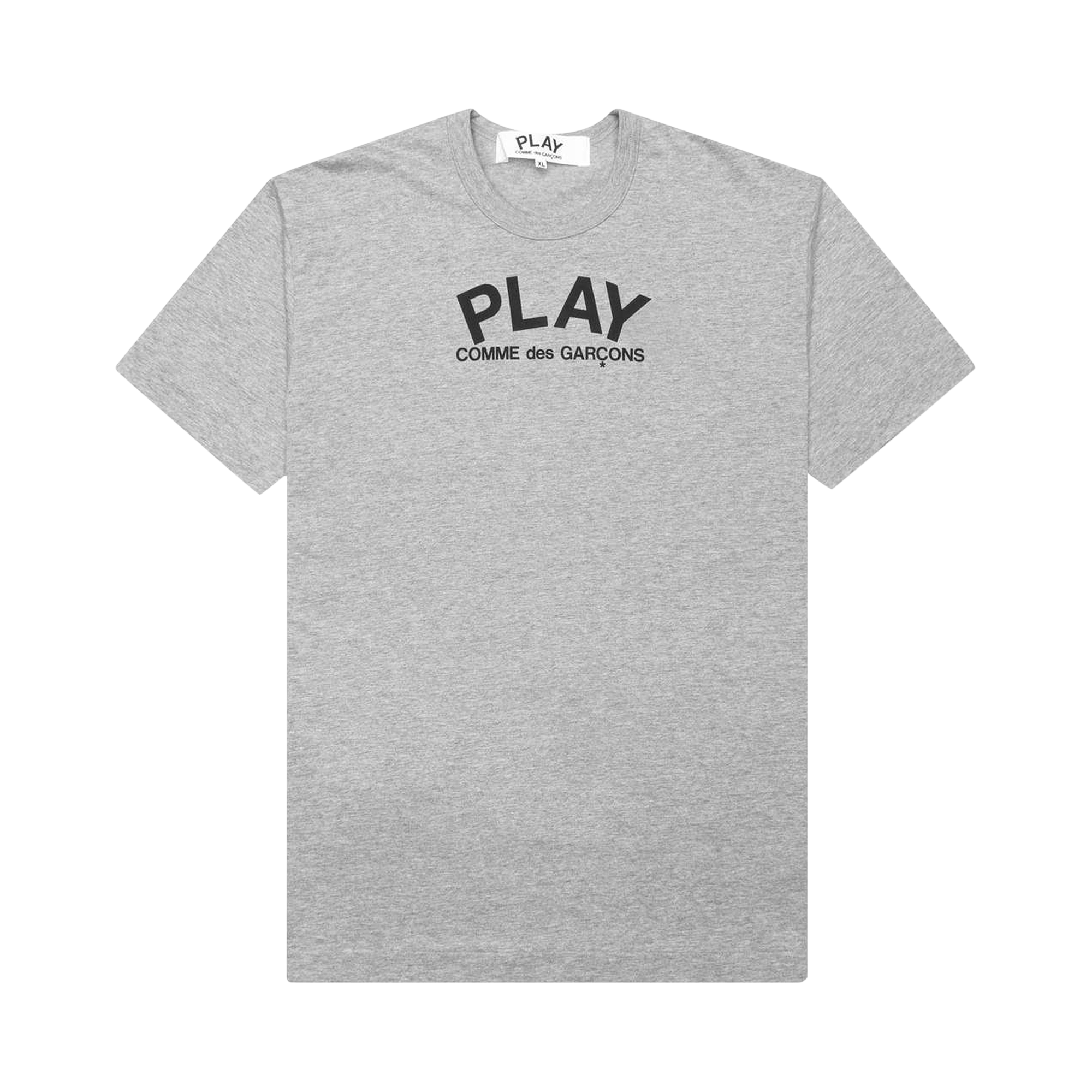 Pre-owned Comme Des Garçons Play Small Text T-shirt 'grey'