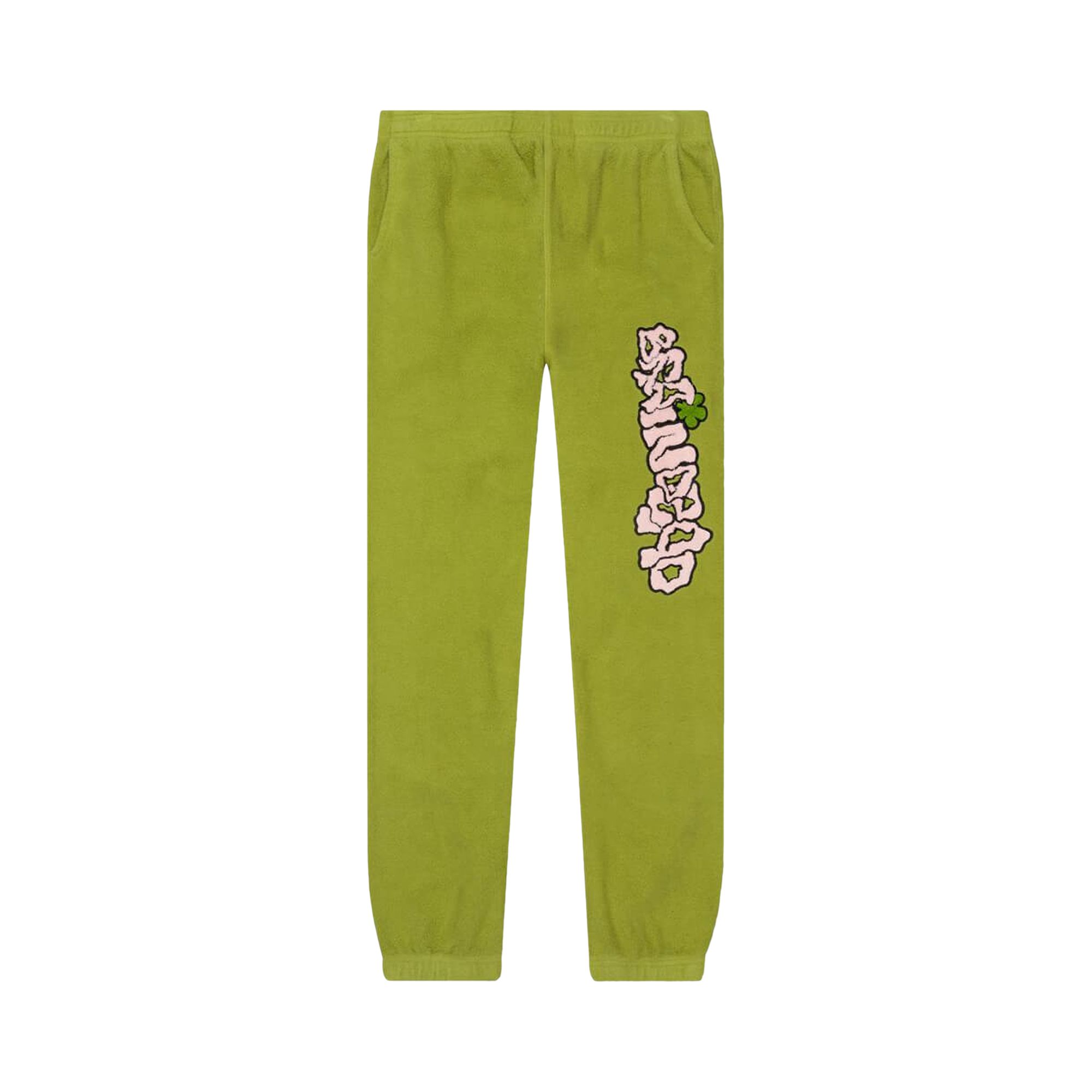 Pre-owned Brain Dead Slime Reverse Fleece Sweatpant 'apple' | Green | Men's Size Xl