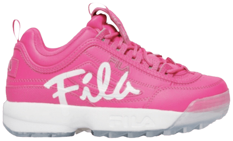 Fila disruptor 2025 2 script pink