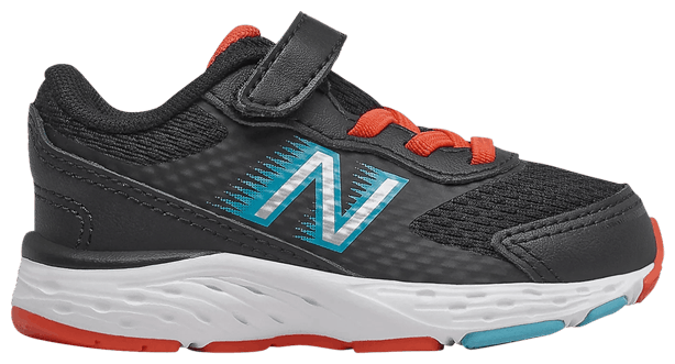 New Balance 680v6 Bungee Infant Wide Black Ghost Pepper