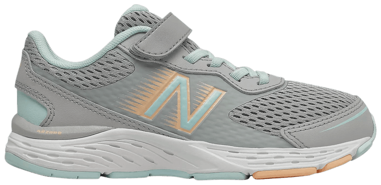 New Balance 680v6 Bungee Big Kid Rain Cloud Pale Blue Chill