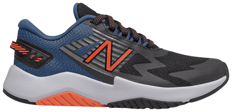 New Balance Rave Run Big Kid X Wide Black Oxygen Blue