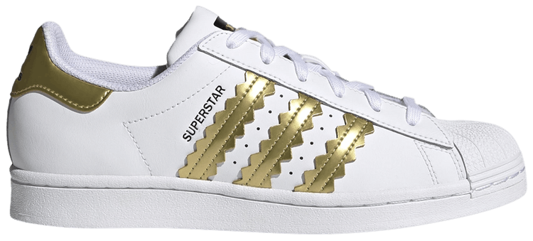 Adidas Wmns Superstar White Matte Gold