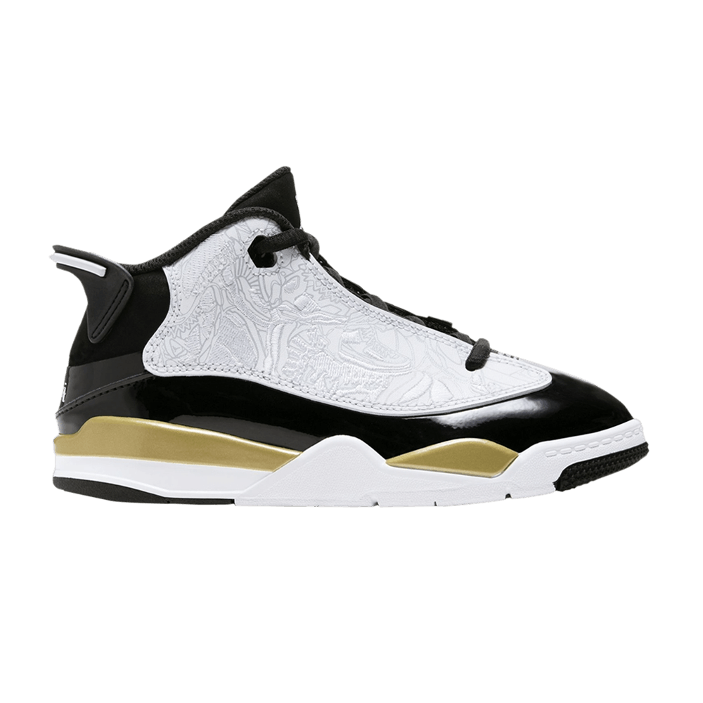 jordan dub zero black metallic gold white