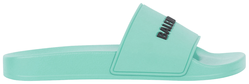 Buy Balenciaga Wmns Pool Slides 'Mint' 565547 W1S80 3410 GOAT