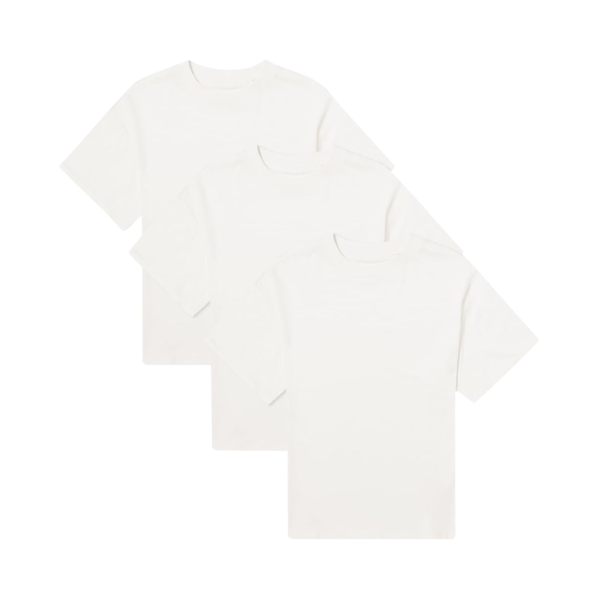 Pre-owned Essentials Fear Of God 3 Pack Short-sleeve Tees 'white'