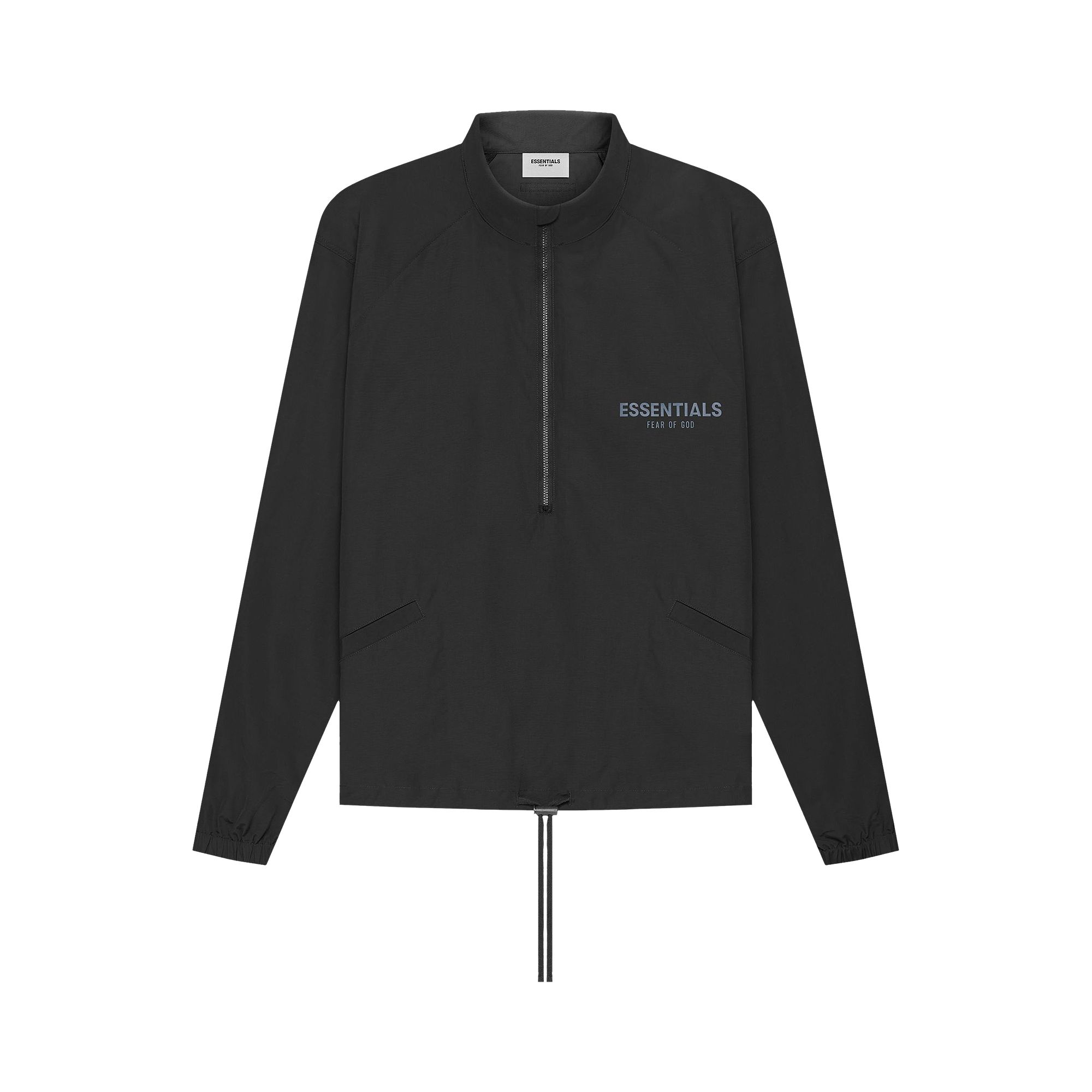 Click to view more detailed imagery on our partner's website Pre-owned Essentials Fear Of God Half-zip Jacket 'black'